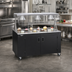 Thumbnail image #2 for Vollrath 2-Series Affordable Portable 46-Inch Utility Station with Storage Doors and Lighted Breath Guard