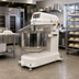 Thumbnail image #2 for BakeMax BMSM030 53 Qt Floor Model Spiral Dough Mixer with Fixed Bowl, 66 lb Capacity, 220V 3-Phase