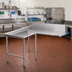 Thumbnail image #2 for John Boos Pro-Bowl L-Shaped Island Clean Dishtable, 60 x 84 Inches, Right-to-Left, 14/300 Stainless Steel