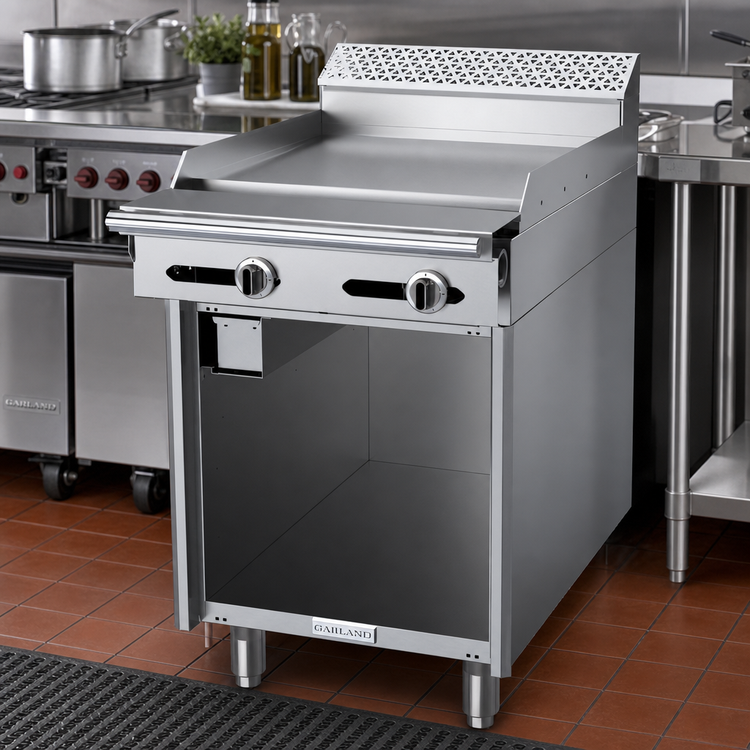 Product image #2 for Garland Cuisine Series 24-Inch Heavy Duty Gas Griddle Add-A-Unit, Cabinet Base, Manual Hi-Lo Control