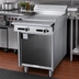 Thumbnail image #2 for Garland Cuisine Series 24-Inch Heavy Duty Gas Griddle Add-A-Unit, Cabinet Base, Manual Hi-Lo Control