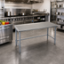 Thumbnail image #2 for Spec-Master 48-Inch x 24-Inch Marine Series 14-Gauge Stainless Steel Work Table with Marine Edge and Galvanized Base