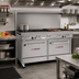 Thumbnail image #2 for Southbend Ultimate 60-Inch Gas Restaurant Range with 4 Pyromax Burners, 24-Inch Charbroiler, Standard Oven, and Cabinet Base