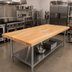 Thumbnail image #2 for John Boos Laminated Northern Hard Rock Maple Edge Grain Work Table Top, 108 x 48 x 1-3/4 Inch