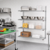 Thumbnail image #2 for EagleGard 4-Tier Add-On Wire Shelving Unit with QuadTruss Shelves, 72W x 21D x 63H