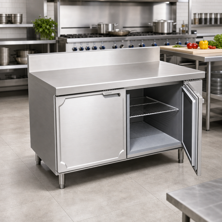 Product image #2 for La Rosa L-21130-23-28 30 Inch Worktop Reach-In Freezer Base — 1-Section Remote Refrigeration