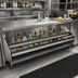 Thumbnail image #2 for Glastender 42-Inch Double Speed Rail with Open Step-and-Rail Design, Stainless Steel