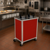 Thumbnail image #2 for Atlas Metal MEPD2H-6-1/2 Heated Mobile Plate Dispenser with Two Tubes