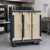 Thumbnail image #3 for Cambro Tall Profile 3-Door Insulated Meal Delivery Cart for Correctional Facilities, 60-Tray Capacity