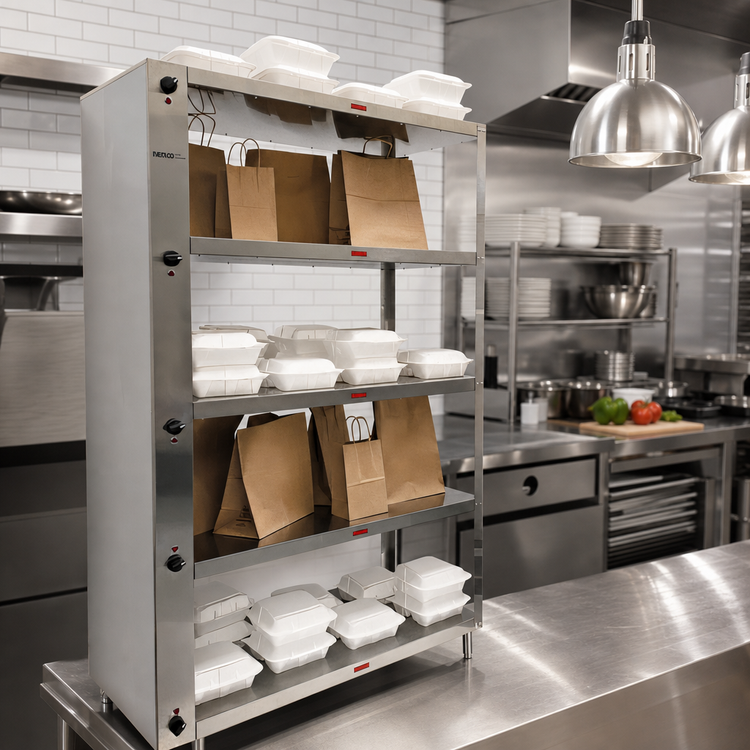 Product image #2 for Nemco 6302-2 Electric To-Go Shelf Warmer with Two Heated Shelves