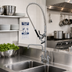 Thumbnail image #2 for Equip 4-Inch Centers Deck Mount Pre-Rinse Unit with 8-Inch Add-On Faucet