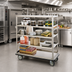 Thumbnail image #2 for FWE Queen Mary Stainless Steel Utility Cart with 5 Shelves, 1,600 lb. Capacity