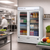Thumbnail image #2 for Beverage-Air MarketMax Dual-Temp Two-Section Reach-In Glass Door Refrigerator Merchandiser