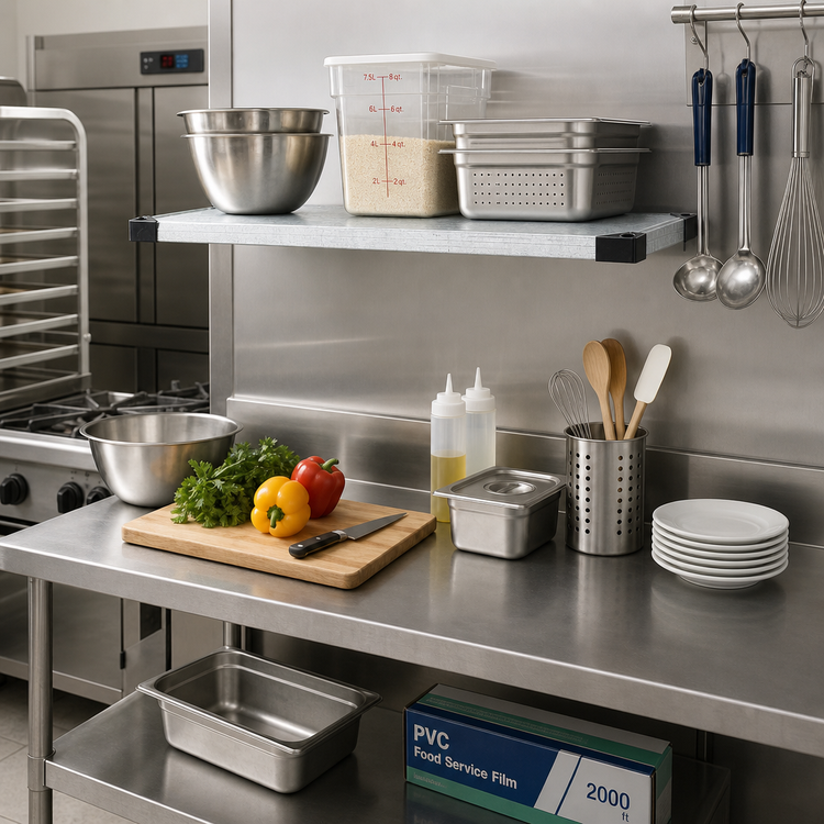 Product image #2 for Quantum 30"W x 24"D Solid Galvanized Steel Shelf, 18 Gauge