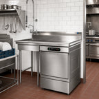 Thumbnail image #2 for Eagle Group Spec-Master UDT-5R-14/3 60-Inch Stainless Steel Soiled Dishtable with Right-Side Dishwasher Opening and Pre-Rinse Sink