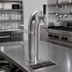 Thumbnail image #2 for Krowne Single-Faucet Glycol-Cooled Countertop Snakehead Beer Tower, Brushed Stainless Steel