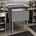 Thumbnail image #2 for Choice Extra Deep Stainless Steel Underbar Ice Bin, 36 Inch W x 19 Inch D, 139 lb. Capacity