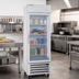 Thumbnail image #3 for Beverage-Air Vista® Series One-Section Reach-In Display Freezer with Hinged Glass Door, 19.08 Cu. Ft.