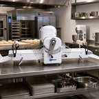 Thumbnail image #2 for Univex SFG 500 B Reversible Bench Dough Sheeter with 20-Inch Hard Chrome Rollers, Adjustable 0 to 1.9-Inch Thickness, Folding Tables