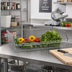 Thumbnail image #3 for Super Erecta 24 x 24 Inch Chrome-Plated Hopper-Style Basket Shelf