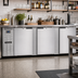 Thumbnail image #2 for Continental Refrigerator BB90SNSS 90-Inch Shallow Depth Three-Door Back Bar Cooler