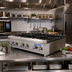 Thumbnail image #2 for Bake Tech Innovation Radiance 36-Inch Countertop Gas Hot Plate, 6 Burners, 192,000 BTU