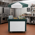 Thumbnail image #3 for Cambro Camcruiser Vending Food Cart with 1 Full-Size Pan Well and 60-Inch Umbrella