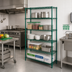 Thumbnail image #2 for Quantum 5-Shelf Wire Shelving Starter Kit, 24