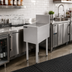 Thumbnail image #3 for Perlick Top Shelf 16-Inch Wide Freestanding Underbar Drainboard with 6-Inch Backsplash