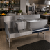 Thumbnail image #2 for Prestige Uni-Serv 48-Inch Speed Bar with Right-Side Ice Bin, Dump Sink, and Blender Recess
