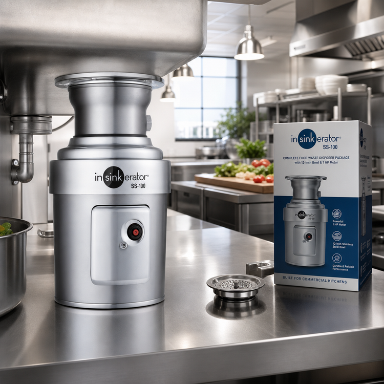 Product image #2 for InSinkErator SS-100 Complete Food Waste Disposer Package with 12-Inch Bowl and 1 HP Motor