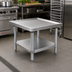 Thumbnail image #2 for John Boos Heavy-Duty Stainless Steel Machine Stand with Adjustable Shelf, 30 x 30 x 20-1/4 Inches