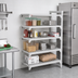 Thumbnail image #3 for Cambro Camshelving Premium 4-Tier Vented Polymer Shelving Add-On Unit, 24 x 72 x 72 Inches