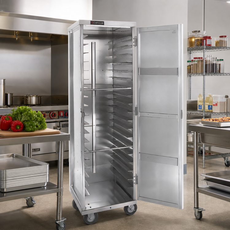 Product image #2 for Cres Cor 1011820DSD Super Duty Mobile Full-Height Enclosed Pan Rack Cabinet