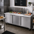 Thumbnail image #3 for Beverage-Air SPE72HC-12M 72-Inch Three-Section Mega Top Sandwich Prep Table with 12-Pan Opening