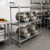 Thumbnail image #2 for Omcan Aluminum Keg Rack, 4-Keg Capacity