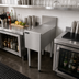 Thumbnail image #3 for Top Shelf TSF Series 13-Inch x 24-Inch Stainless Steel Underbar Drainboard with Backsplash