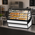 Thumbnail image #3 for True 59-1/4-Inch Dry Curved Glass Pastry Display Case with Glass Ends, White Exterior/White Interior
