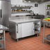 Thumbnail image #2 for La Rosa Refrigeration 60-Inch x 28-Inch Deep Stainless Steel Utility Stand Cabinet Base with Sliding Doors