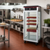 Thumbnail image #2 for Hatco Flav-R-Savor Tall Pass-Thru Dry Pizza Holding Cabinet, Full Height, 2 Clear Doors, 16 Pizza Box Capacity