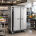 Thumbnail image #3 for FWE Mobile Heated Holding Cabinet, 45 Full-Size Pan Capacity, 3-Section, Humi-Temp Heat & Humidity System
