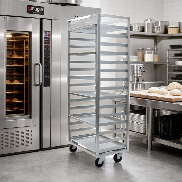 Product image #2 for Eagle Panco Mobile Front-Load Oven Rack for 15 18 x 26-Inch Sheet Pans