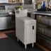 Thumbnail image #2 for Advance Tabco Prestige Supreme Free-Standing Stainless Steel Underbar Drainboard Cabinet with Removable Doors, 12 x 25 x 36 Inches