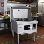 Thumbnail image #2 for Town Equipment EcoDeck E-1-SS Waterless Gas Wok Range, 1 Chamber, Integral Sink, Chinese Swing Faucet