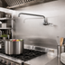 Thumbnail image #2 for Town Equipment Manual Pot Filler Faucet, 14-Inch Swing/Swivel Spout, Wrist Handle
