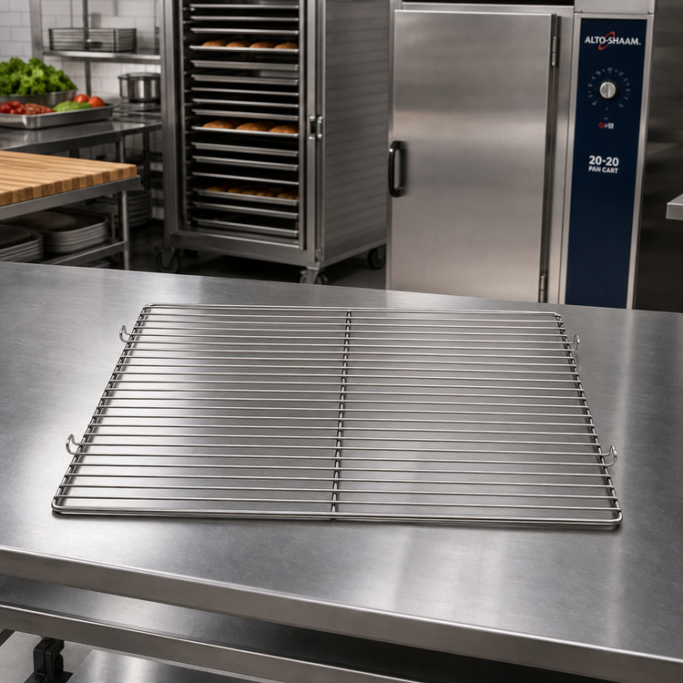 Product image #2 for Alto-Shaam Stainless Steel Wire Shelf for 20-20 Pan Cart
