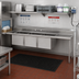 Thumbnail image #2 for Advance Tabco 107-Inch 3-Compartment Straight Dishtable with 20 x 20 x 14-Inch Bowls and Right Drainboard