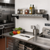 Thumbnail image #2 for Cambro Camshelving Elevation Series 21 in. x 42 in. Wall-Mounted Vented Shelf Kit, Brushed Graphite