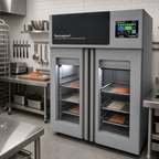 Thumbnail image #2 for Pesciugatore® Freestanding Fish Curing Cabinet with Integrated pH System, Double Glass Doors, 132 lb Capacity
