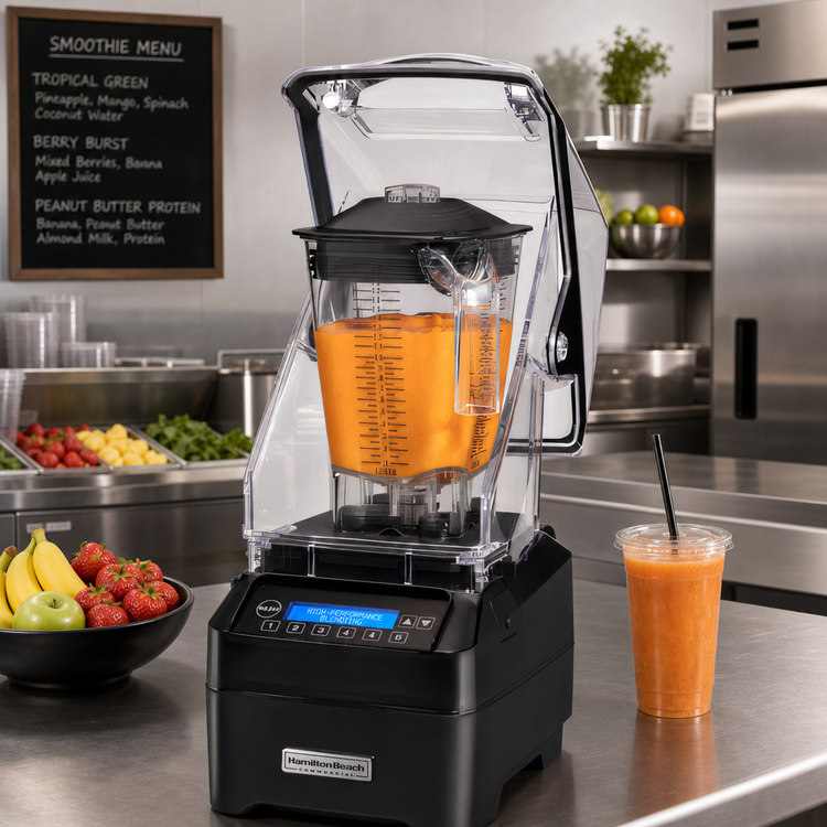 Product image #2 for Hamilton Beach Commercial Eclipse High-Performance Blender Station with Quiet Shield, 64 oz, 120V